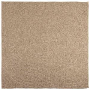 Dywany pokojowe Moiré AGIRA Naturalny 200 x 200 cm Poliester