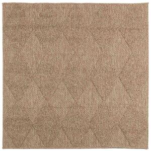 Dywany pokojowe Kwadrat AGIRA Naturalny 200 x 200 cm Poliester