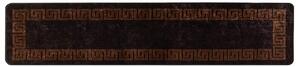 Chodnik dywanowy MARSA Czarny 80 x 400 cm Poliester i PVC