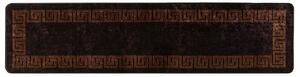 Chodnik dywanowy MARSA Czarny 100 x 450 cm Poliester i PVC