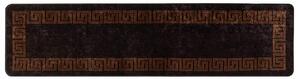 Chodnik dywanowy MARSA Czarny 100 x 400 cm Poliester i PVC