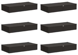 Skrzynia do przechowywania 6 pcs antracytowy 90 x 48 x 15 cm