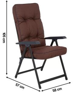 Fotel ogrodowy PATIO Lena Black Edition H047-04PB