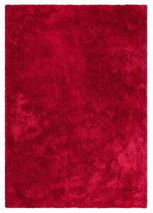 Dywan z długim włosiem 60x90 cm głęboka czerwień