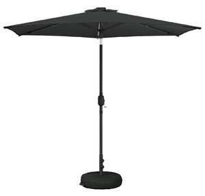 Parasol ogrodowy z LED-owymi lampkami 270 x 270 cm Poliester