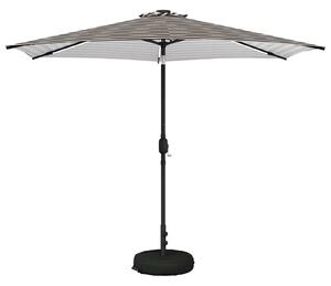 Parasol ogrodowy z LED-owymi lampkami 300 x 300 cm Poliester