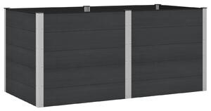 Podniesiona rabata ogrodowa Czarny 200 x 100 x 91 cm