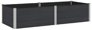 Podniesiona rabata ogrodowa Czarny 250 x 100 x 54 cm