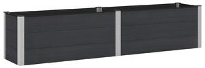 Podniesiona rabata ogrodowa Czarny 250 x 50 x 54 cm