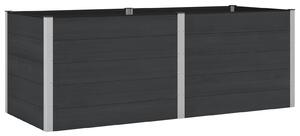 Podniesiona rabata ogrodowa Czarny 250 x 100 x 91 cm