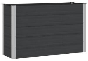 Podniesiona rabata ogrodowa Czarny 150 x 50 x 91 cm