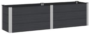Podniesiona rabata ogrodowa Czarny 200 x 50 x 54 cm
