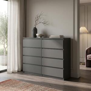 Komoda NUDO 120 cm do Salonu Sypialni Antracyt