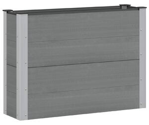 Podniesiona rabata ogrodowa Szary 100 x 30 x 72 cm