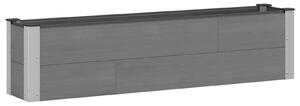 Podniesiona rabata ogrodowa Szary 150 x 30 x 36 cm