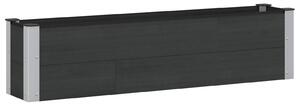 Podniesiona rabata ogrodowa Czarny 150 x 30 x 36 cm