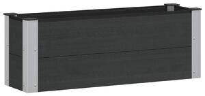 Podniesiona rabata ogrodowa Czarny 100 x 30 x 36 cm