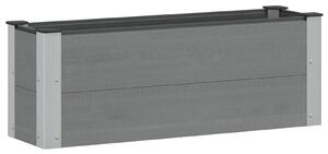 Podniesiona rabata ogrodowa Szary 100 x 30 x 36 cm
