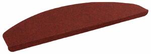 Samoprzylepne maty na schody 15 pcs czerwony 80 x 28 x 3,5 cm