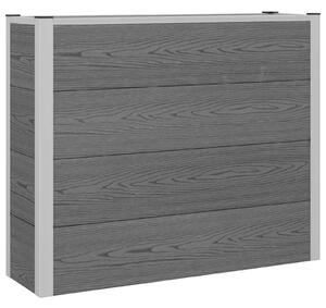 Podniesiona rabata ogrodowa Szary 100 x 30 x 22 cm