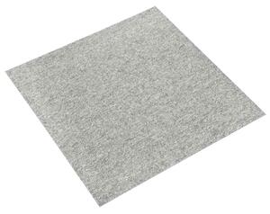 Dywan 20 pcs Jasnoszary 50 x 50 cm 100% polipropylen