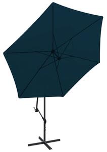 Parasol na wysięgniku 3 m, niebieski