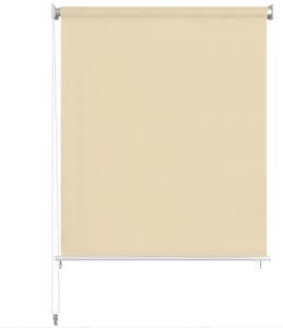 Roleta zewnętrzna, 400x140 cm, kremowa