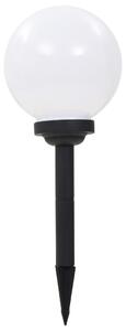 Kuliste lampy solarne na zewnątrz, 3 szt., LED, 20 cm, RGB