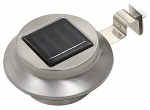 Okrągłe lampy solarne na zewnątrz, 6 szt., LED, 12 cm, białe