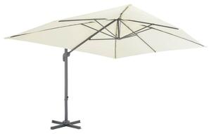 Parasol ogrodowy Cantilever z aluminiowym słupkiem 400x300 cm, piaskowy