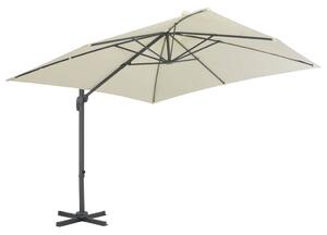 Parasol ogrodowy Cantilever z aluminiowym słupkiem 300x300 cm, piaskowy