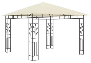 Altana ogrodowa z moskitierą, 3x3x2,73 m, kremowa, 180 g/m²