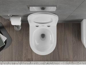 Mexen Rico miska wc Rimless Tornado, biała połysk - 3372XX00T
