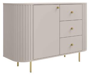 Komoda BOLLA 123 cm do Salonu Sypialni Odcienie beżu