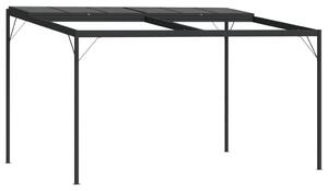 Altana ogrodowa, antracytowa, 4x3x2,5 m, aluminium i stal