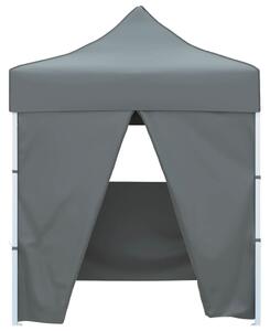 Profesjonalny, składany namiot imprezowy, 4 ściany, 2x2 m, stal