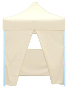 Profesjonalny, składany namiot imprezowy, 4 ściany, 2x2 m, stal