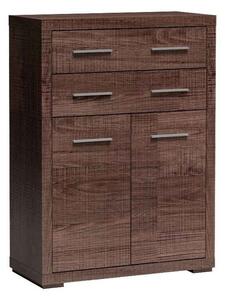 Komoda SALERNO 88 cm do Salonu Sypialni Brązowy