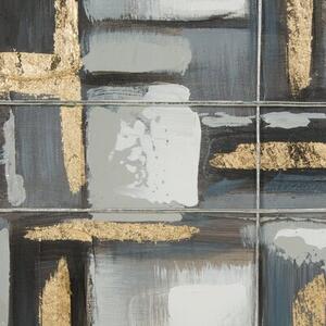 Obraz EUROFIRANY Geometry 594 60 x 60 cm Stalowy