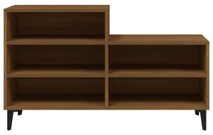 Szafka na buty, brązowy dąb, 102x36x60 cm