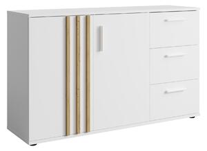 Komoda TECTONIC 119,8 cm do Salonu Sypialni Biały