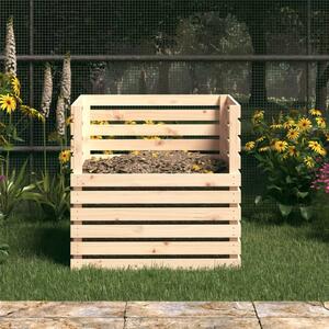 Kompostownik, 80x80x78 cm, lite drewno sosnowe