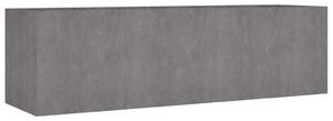 Podwyższona donica, 280x80x80 cm, stal kortenowska