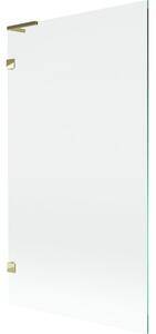 Mexen Lunar L parawan nawannowy 1-skrzydłowy 100 x 150 cm, transparent, złoty - 897L-100-000-50-00