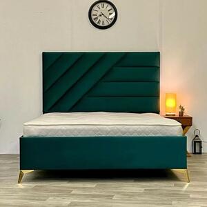 Łóżko 120x200 Tapicerowane FONTE + Pojemnik | Tkaniny i Kolory Do Wyboru