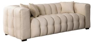 Kanapa Sofa Glamour 3 Osobowa Do Salonu Wygodna Kremowa MODERNO 3S