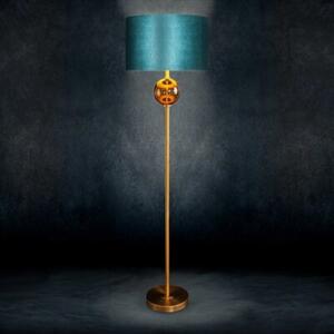 Lampa podłogowa EUROFIRANY Musa 395125 Turkusowy wysokość 165 cm