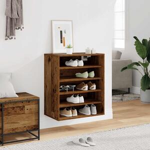 Szafka na buty, stare drewno 60x35x70cm materiał drewnopochodny