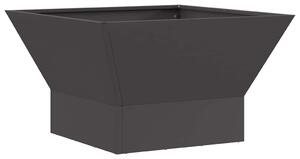 Kominek Czarny 60 x 60 x 35 cm Stal