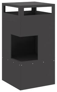 Kominek Czarny 50 x 50 x 100 cm Stal